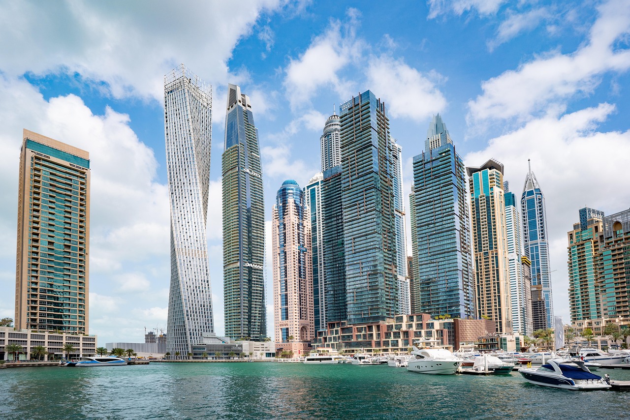 Dubai city skyline